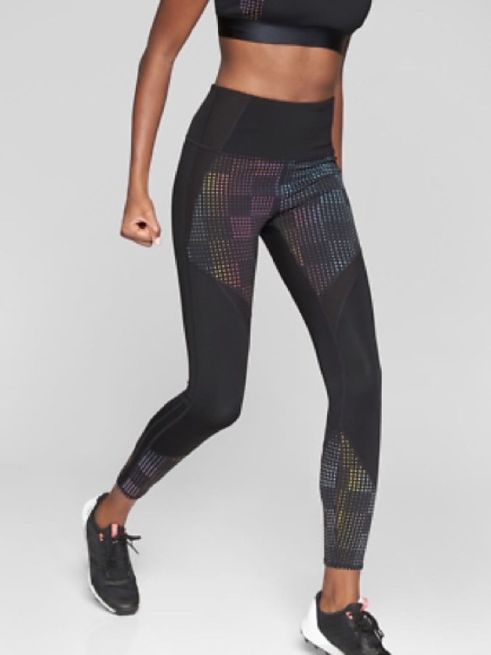 Athleta Aurora High Rise Precision 7/8 Reflective Legging XS